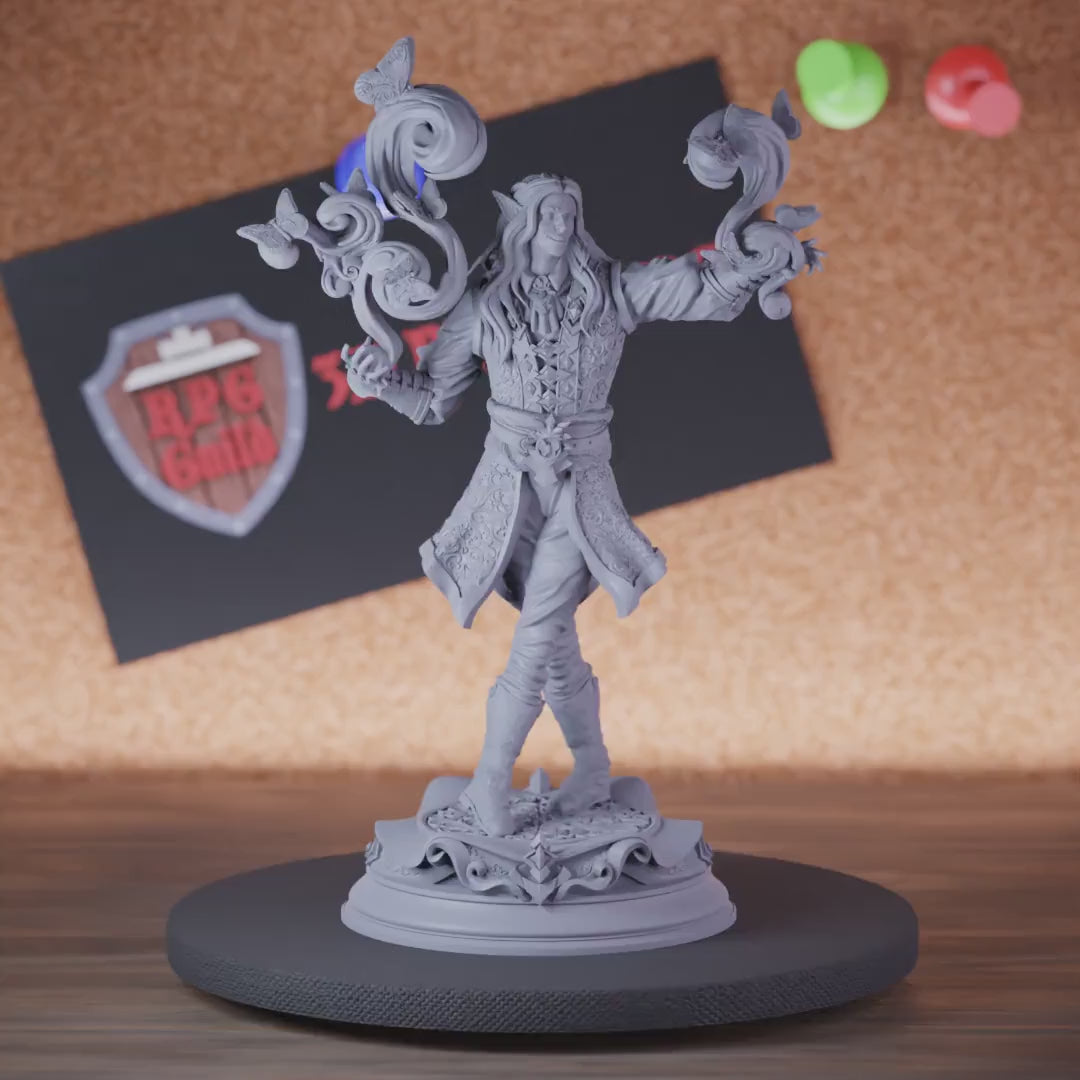 Zauberer 5e | DnD Elfen-Zauberer-Miniatur 