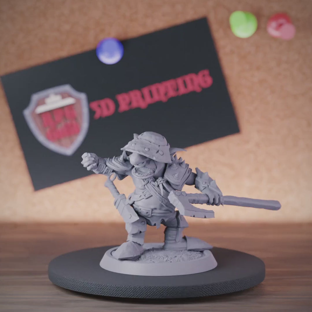 Goblin 5e | DnD Goblin Axe Guard Miniature