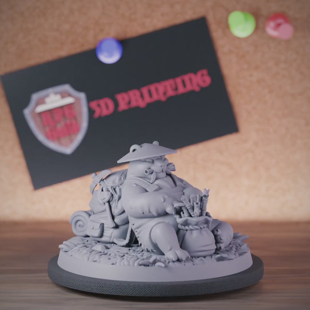 Pandaren 5e | DnD Pandaren Humaonid Explorer Miniatur 