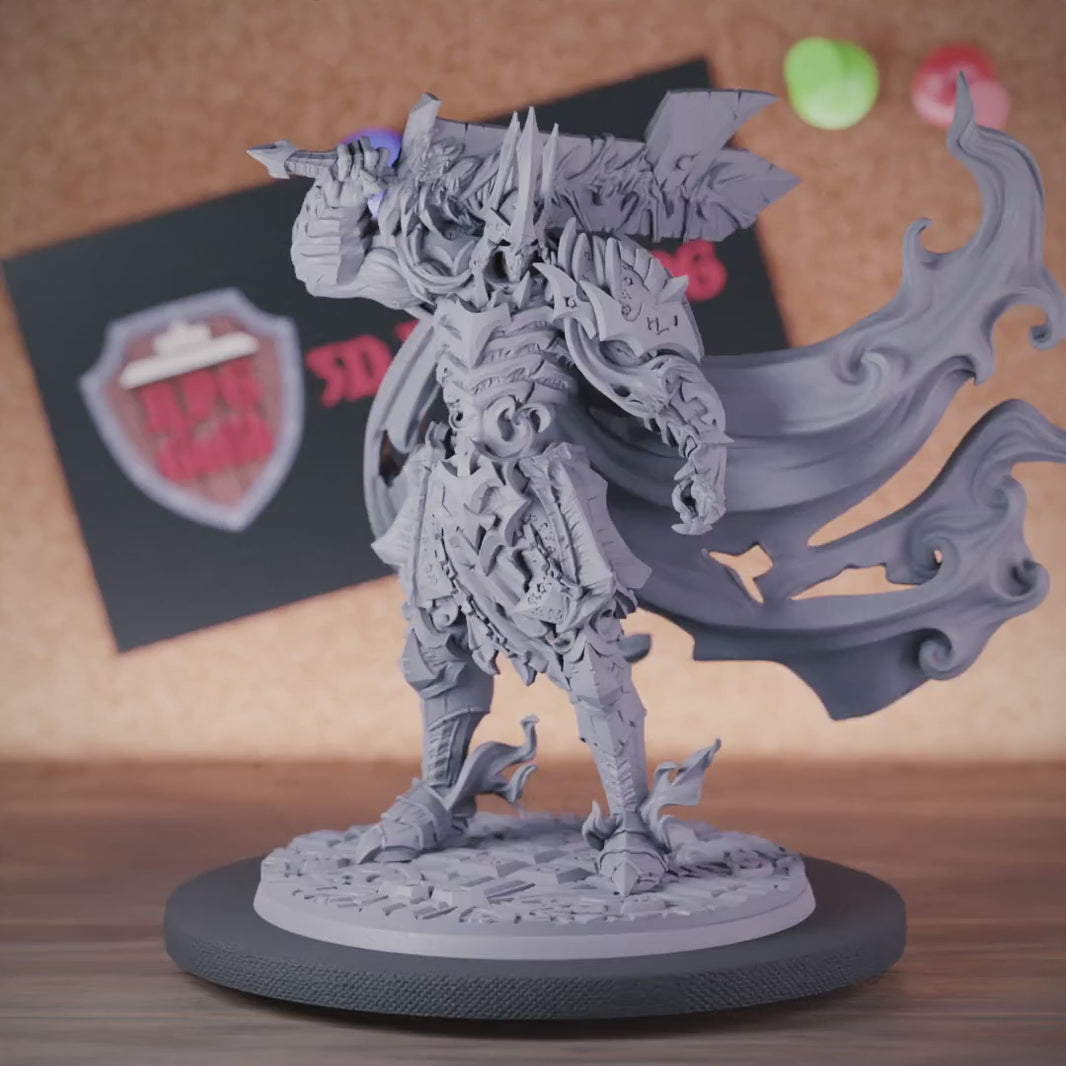 Undead 5e | DnD Undead Knight Miniature the Specter King