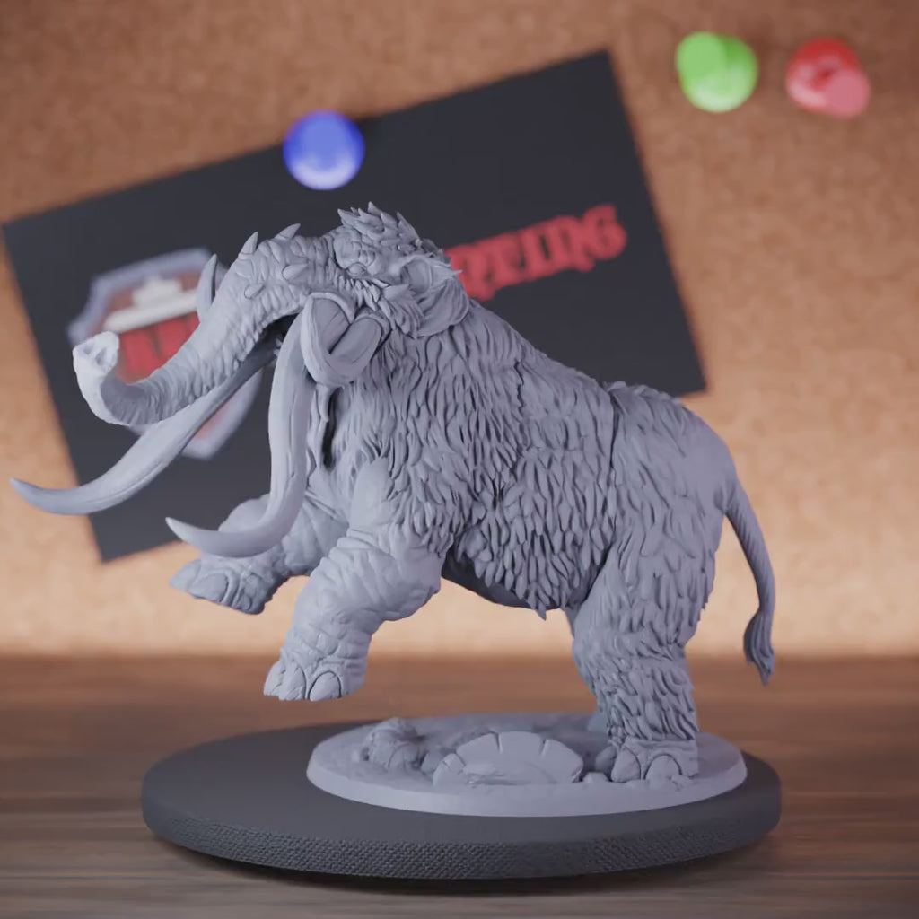 Mammoth 5e | DnD Mammoth Savage Beast Miniature
