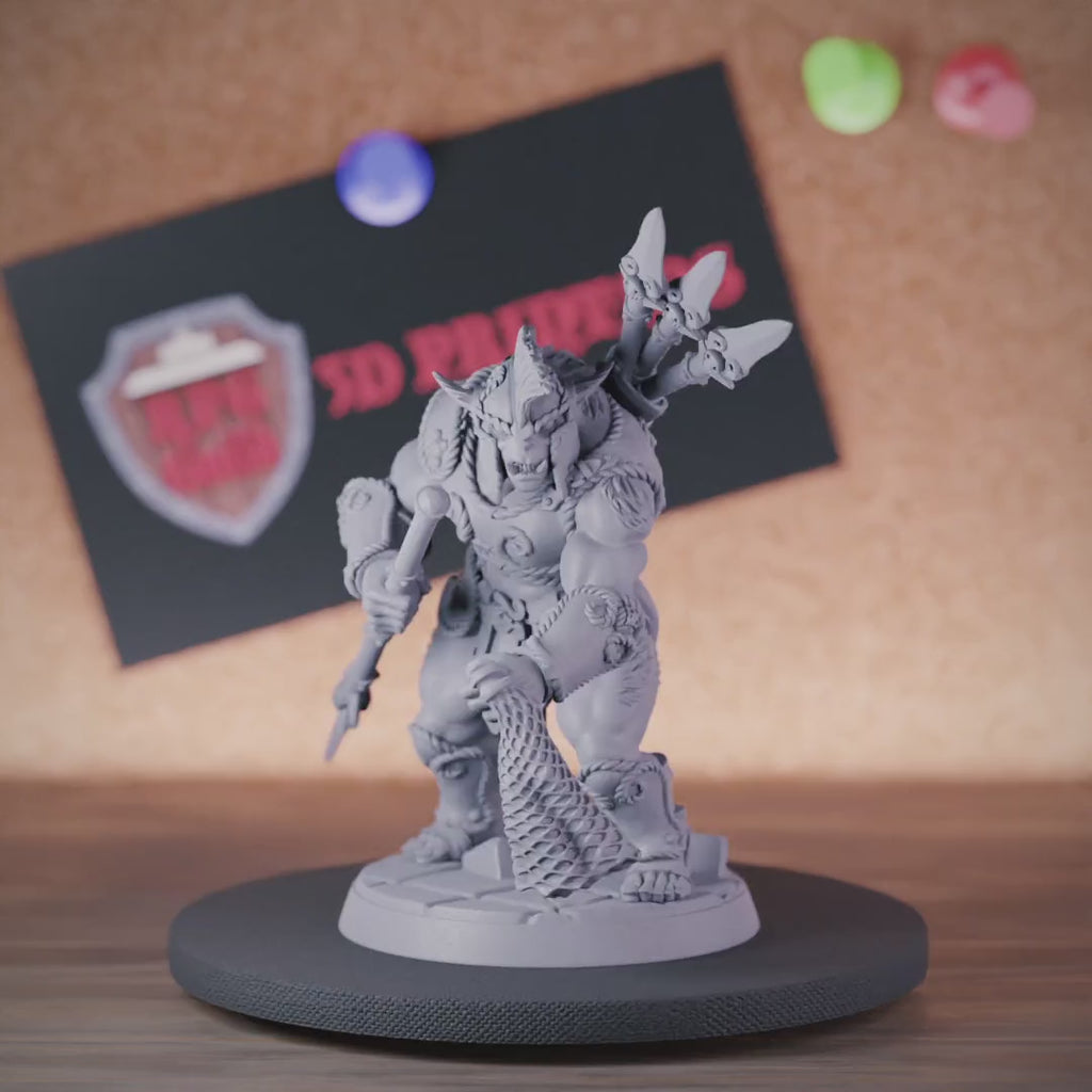 Bugbear 5e | DnD Bugbear Raider Javelin Miniature