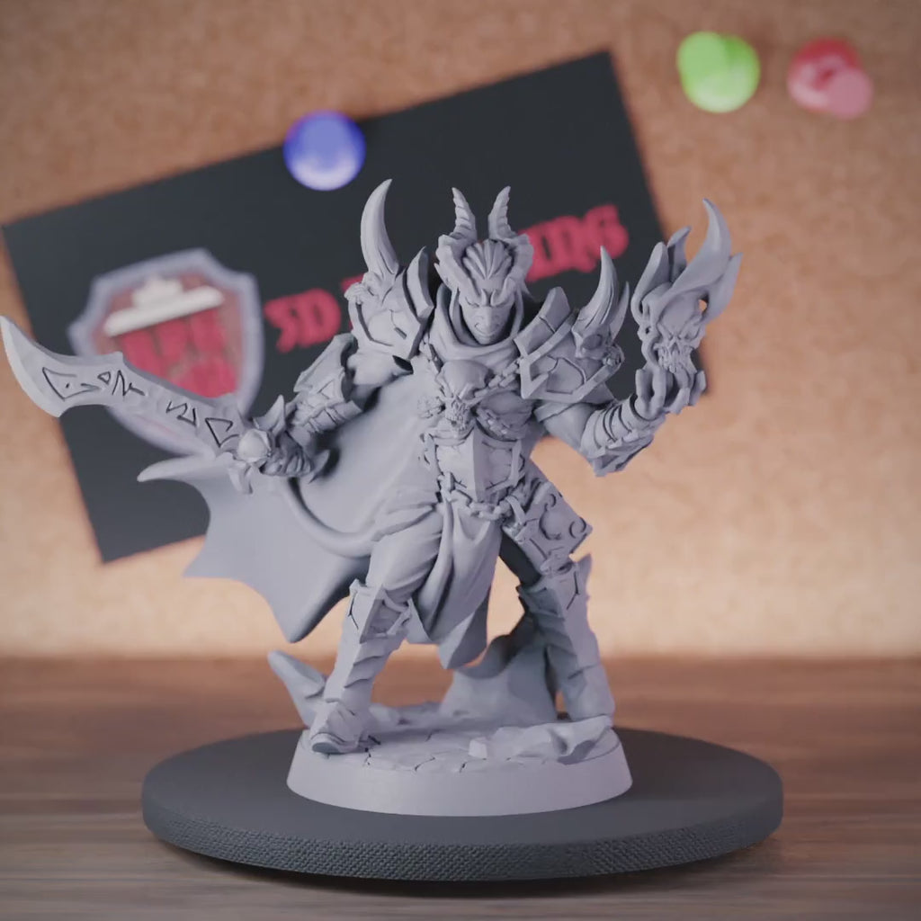 Tiefling 5e | DnD Tiefling Warlock Demon Prince Miniature