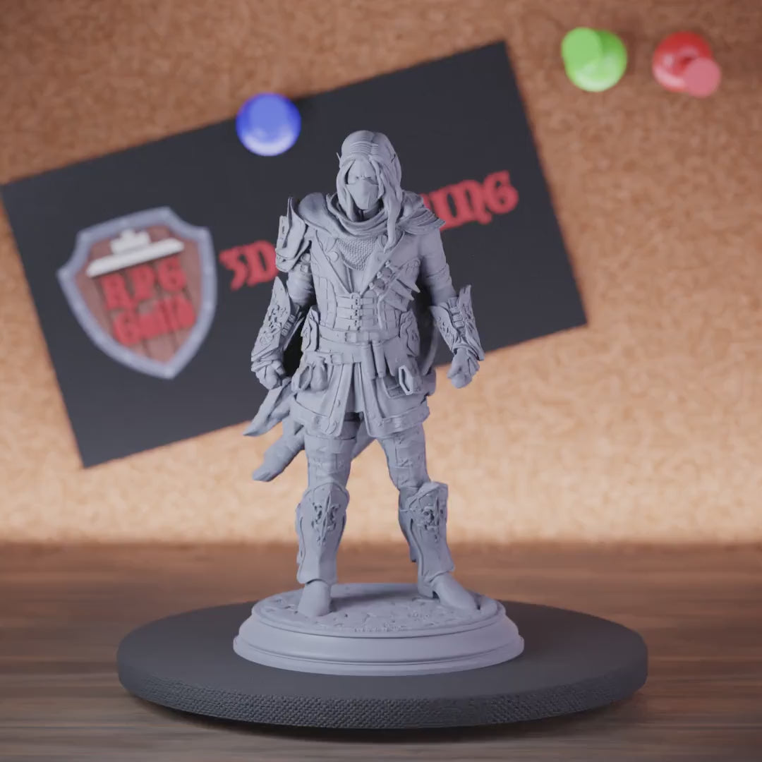 Rogue 5e | DnD Elf Soul Assasin Miniature