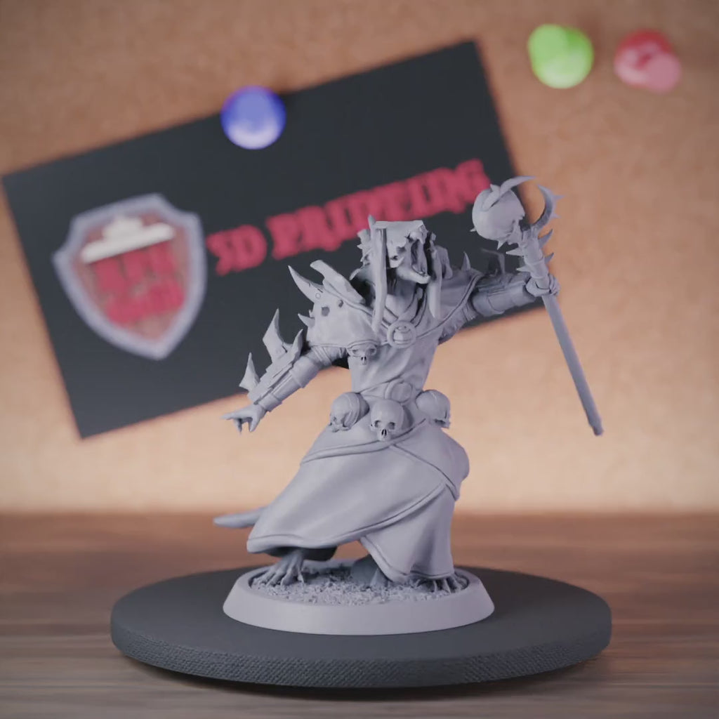 Rattenmenschen 5e | DnD Rattenmenschen Seuchenpriester Miniatur