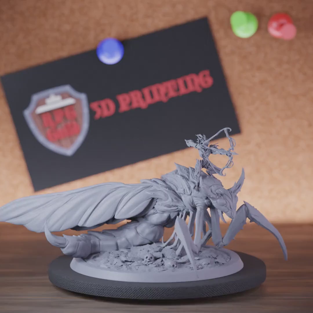 Forest Spirit 5e | DnD Rider Insect Bug Archer Miniature