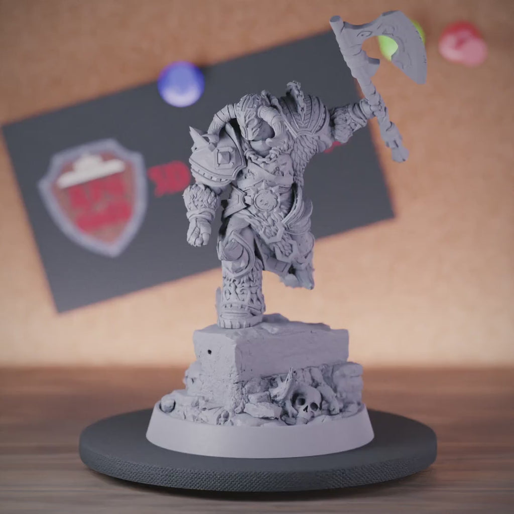 Kämpfer 5e | DnD Kämpfer Nordmann Mikas Miniatur 