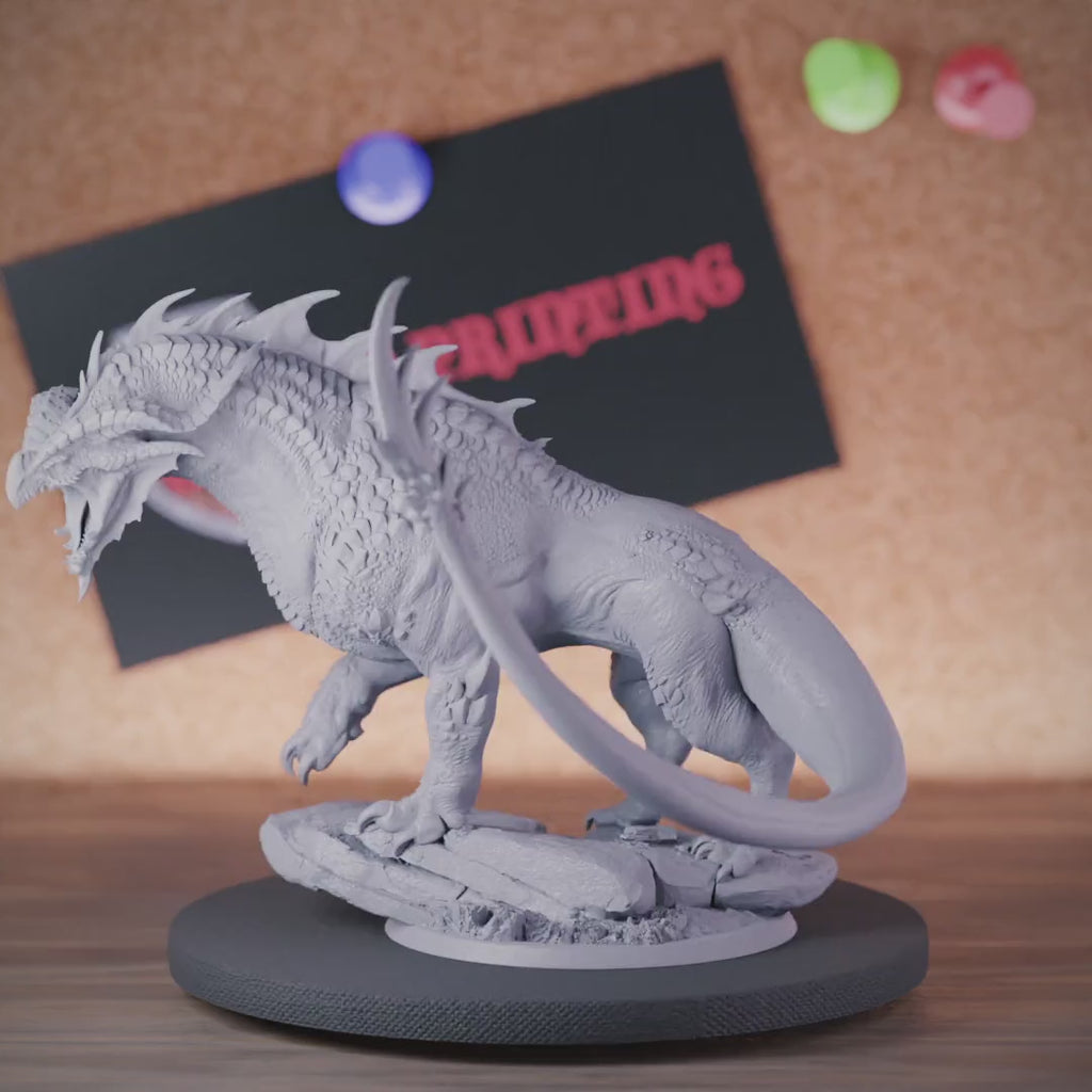 Dragonspawn 5e | DnD Red Dragonspawn Devastator Miniature