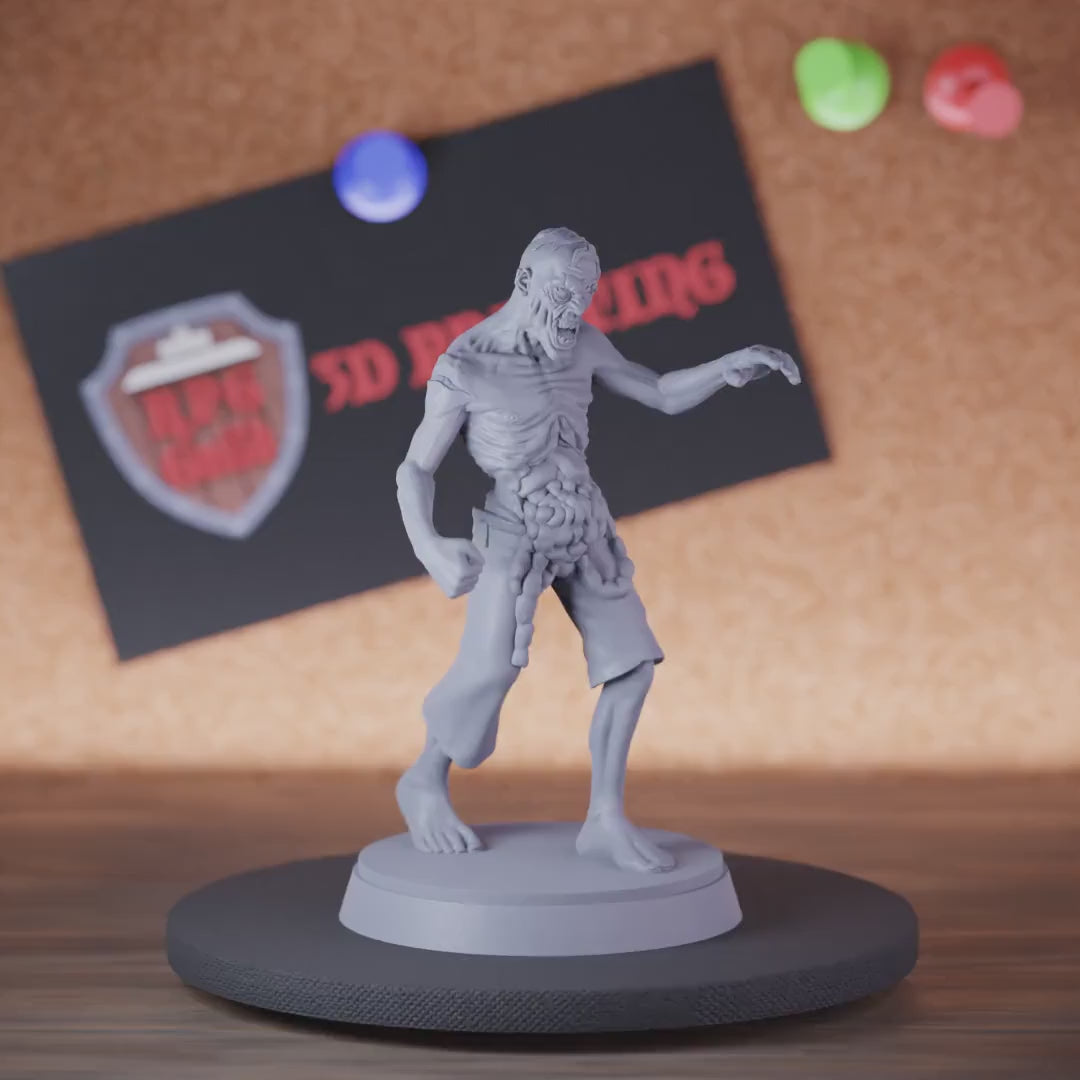 Zombie 5e | DnD Simple Undead Zombie Miniature