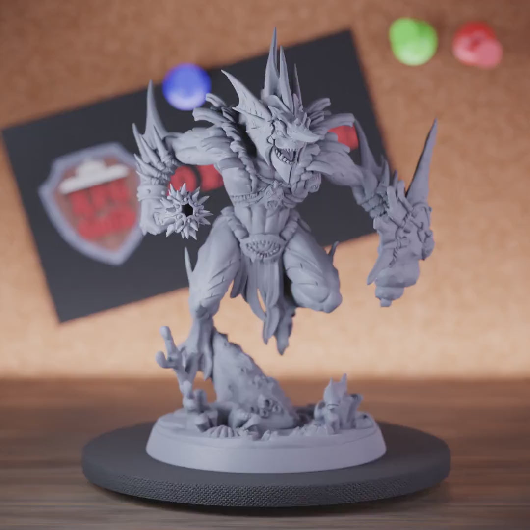 Sahuagin 5e | DnD Sahuagin Sea Guardian Morningstar Miniature