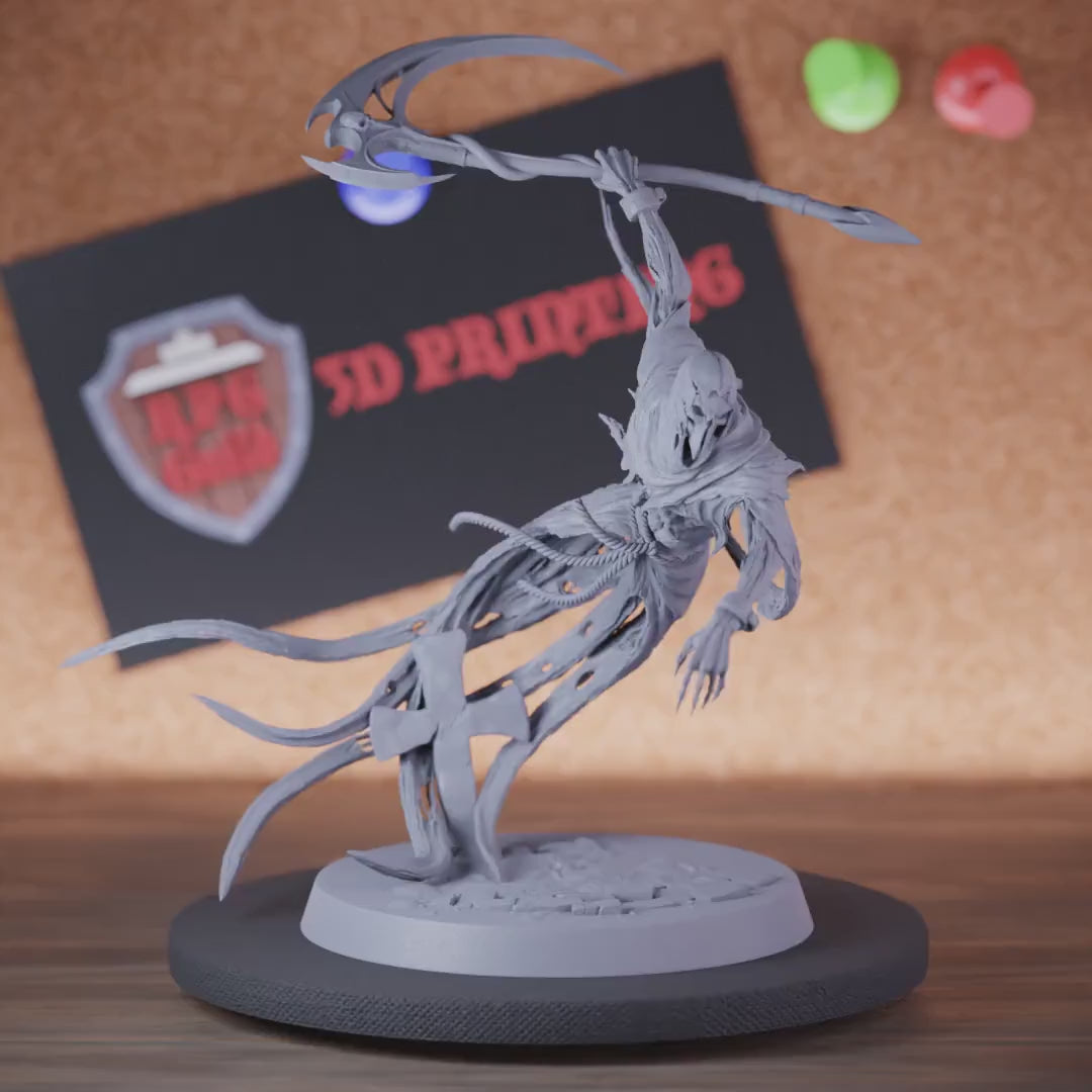 Ghost 5e | DnD Ghost Warrior Scythe Miniature
