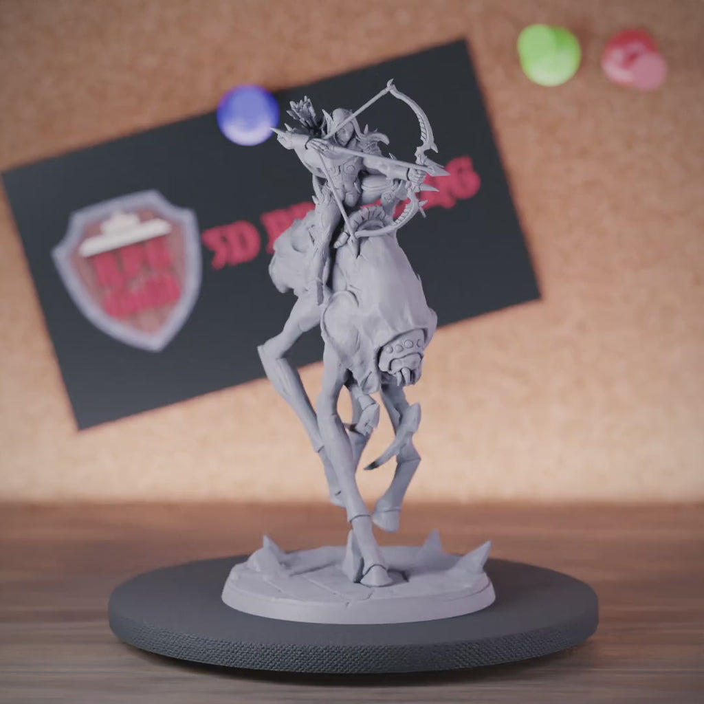 Elf 5e | DnD Dark Elf Hunter Rider Miniature