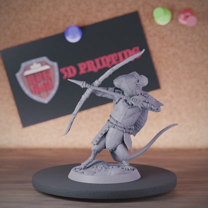 MouseFolk 5e | DnD Mousefolk Ranger Laicost Miniature