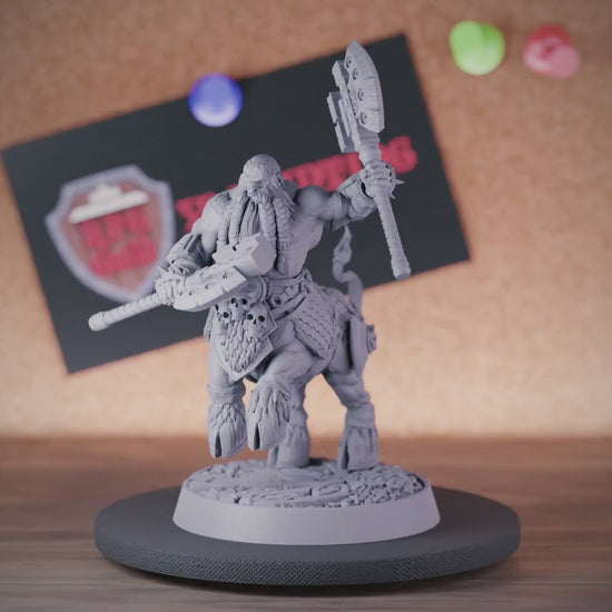 Centaur 5e | DnD Centaur Dwarf Barbarian Miniature