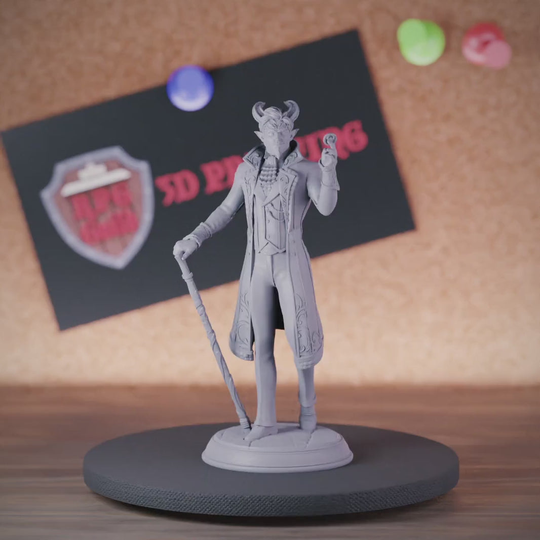 Tiefling 5e | DnD Devil Lord Tiefling Miniature