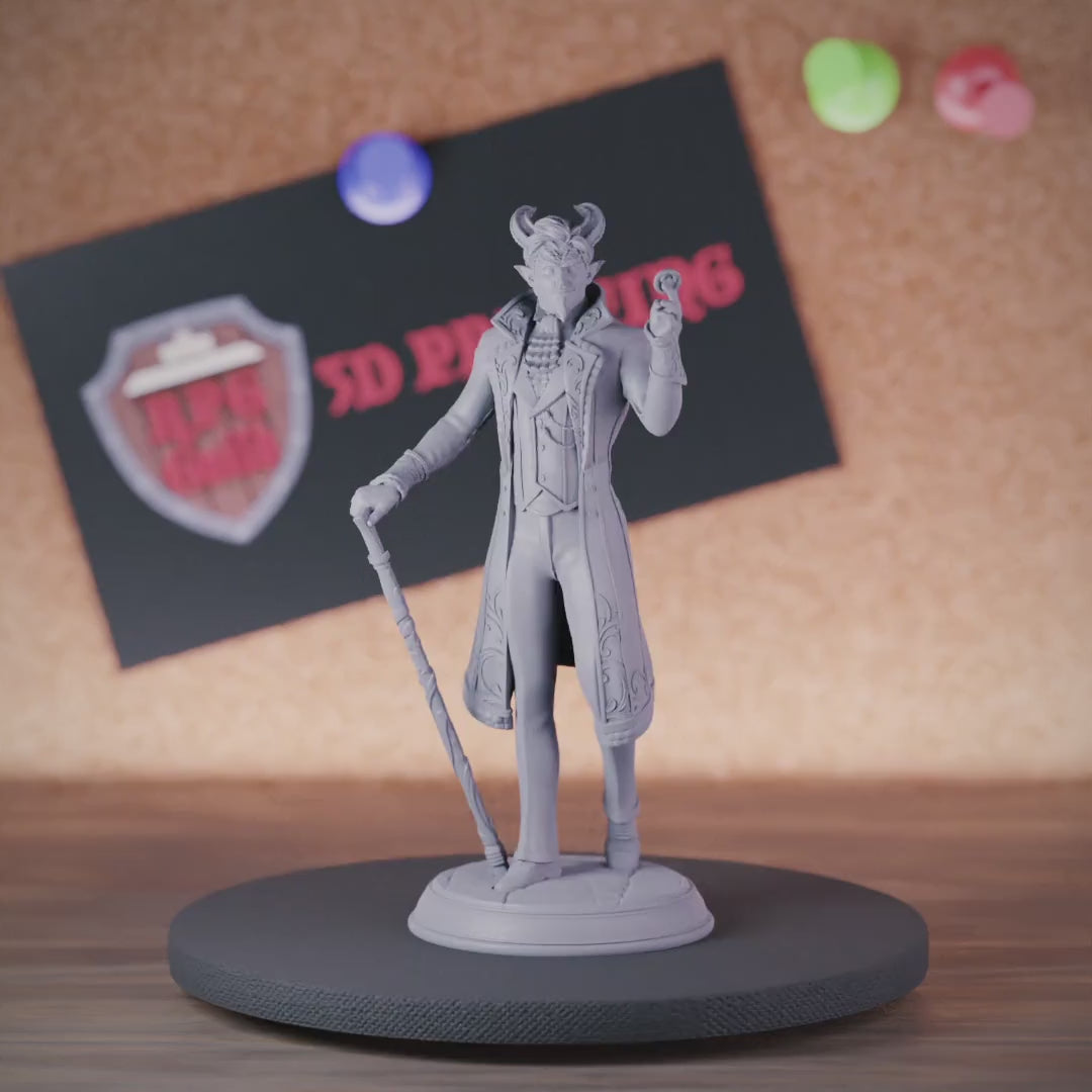 Tiefling 5e | DnD Devil Lord Tiefling Miniature