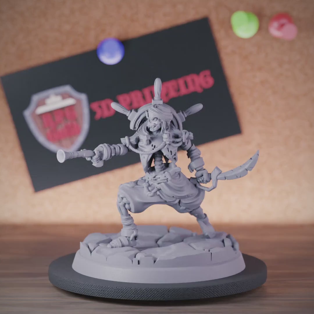 Skeleton 5e | DnD Undead Pirate Skeleton Miniature