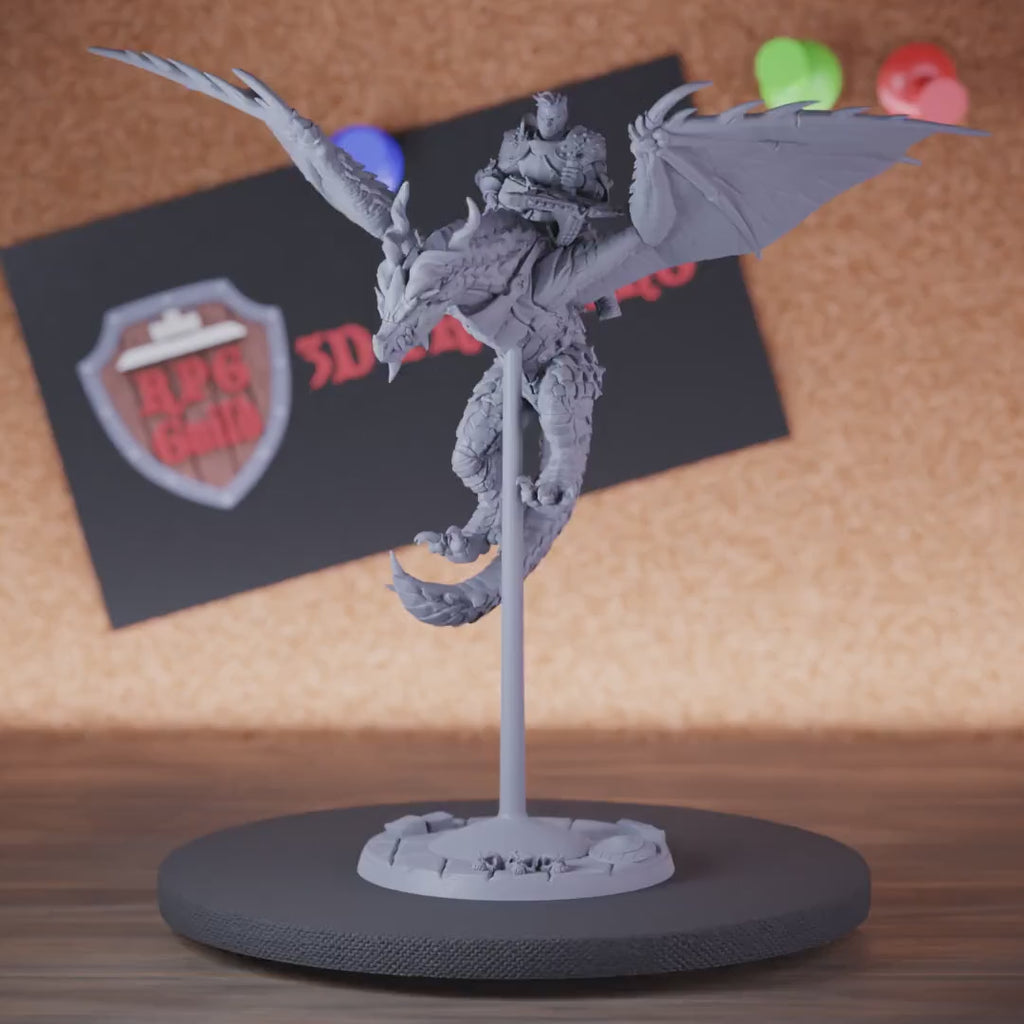 Fighter 5e | DnD Wyvern Rider Crossbow Human Miniature