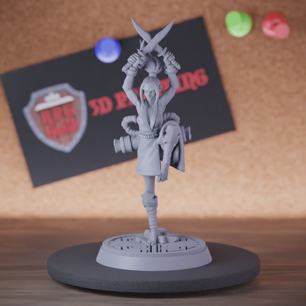 Mönch 5e | DnD Ausgewogene Mönchsdolch-Miniatur