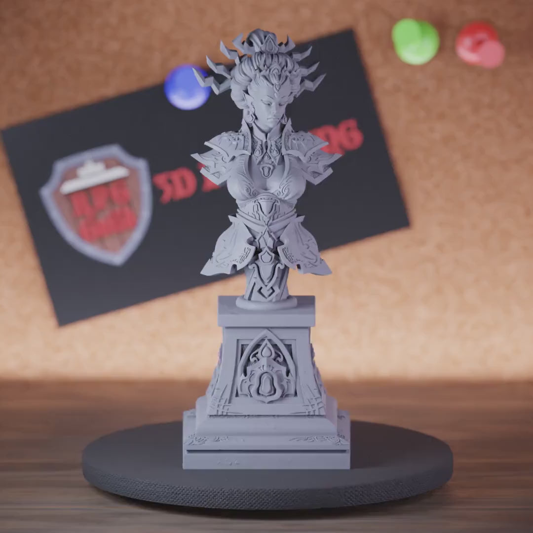 Bust 5e | DnD High Elf Sorcerer Bust Miniature