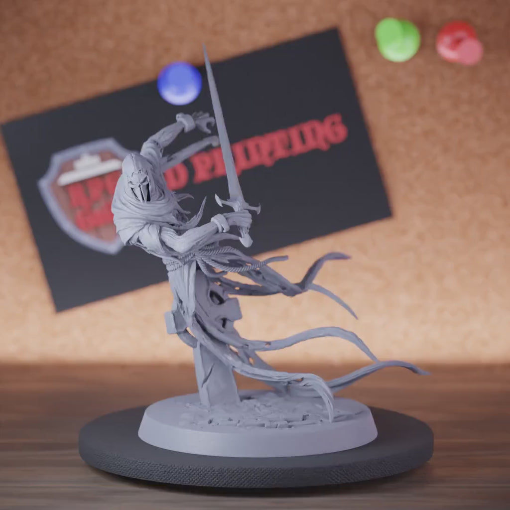 Ghost 5e | DnD Ghost Warrior Sword Miniature