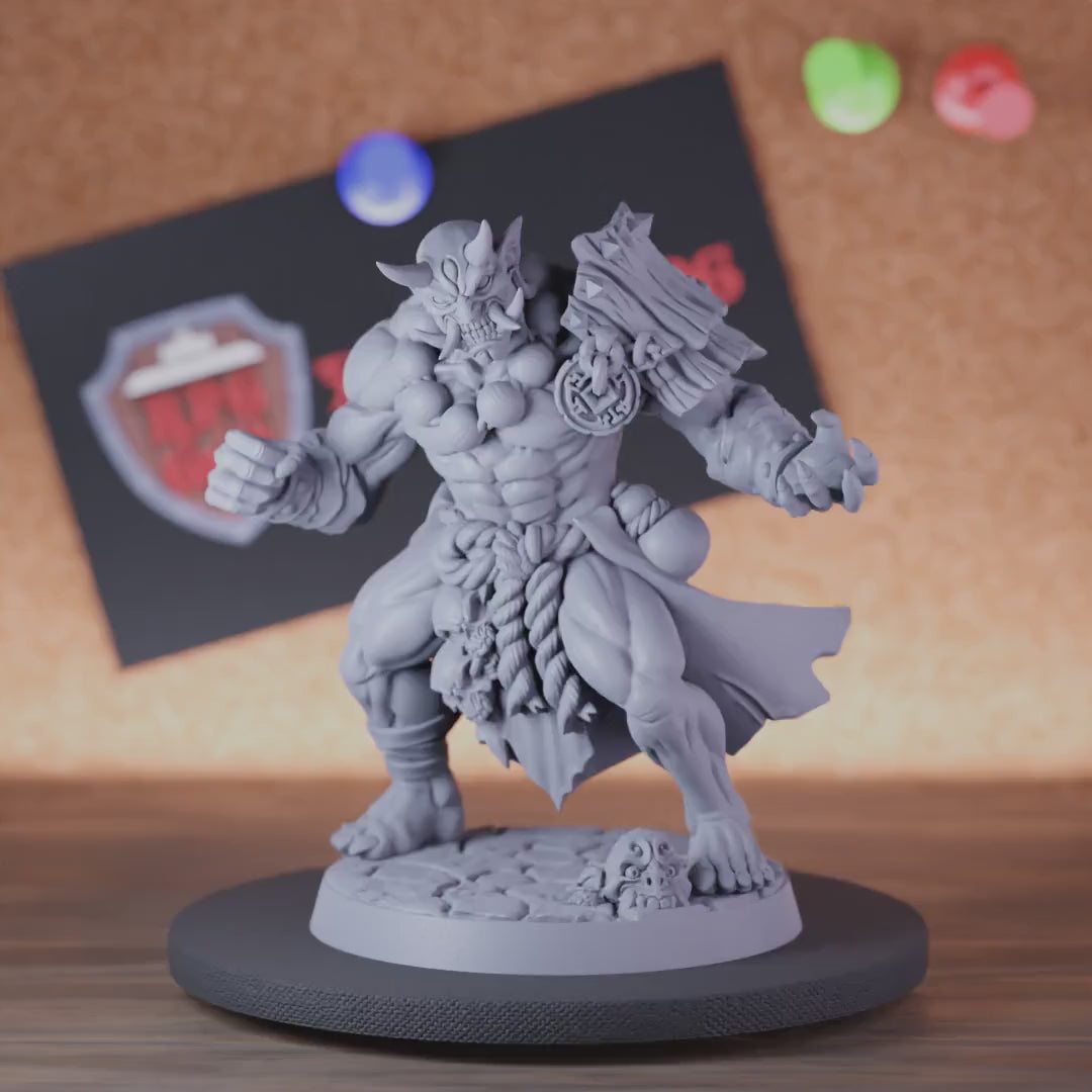 Demon 5e | DnD Oni Demon Warrior Miniature