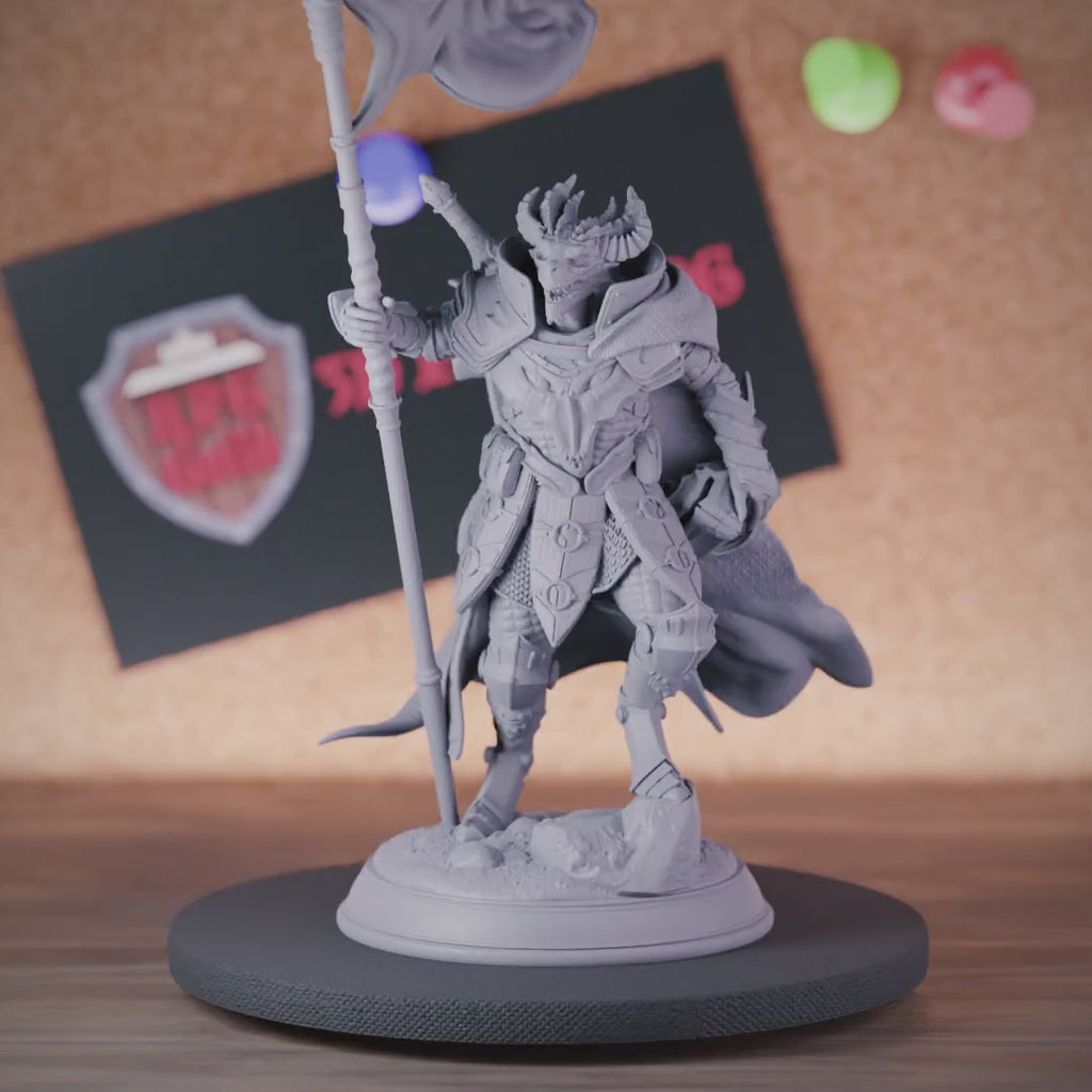 Dragonborn 5e | DnD Dragonborn Captain Miniature