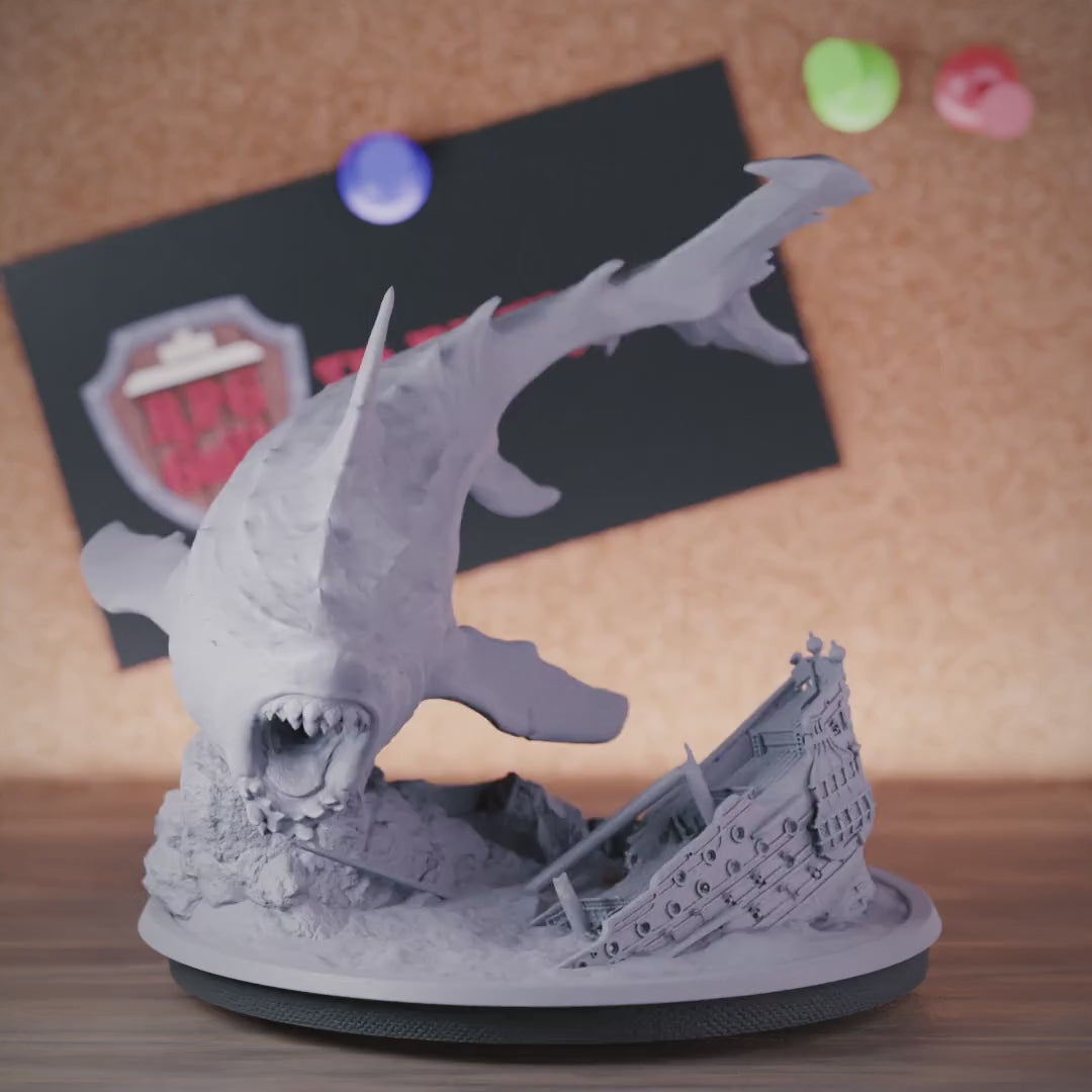 Beast 5e | DnD Megalodon Monster Miniature