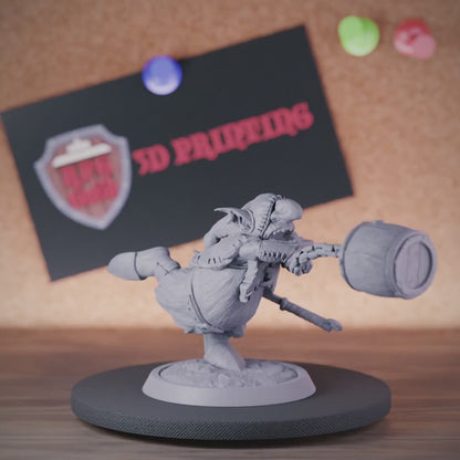 Goblin 5e | DnD Goblin Barrel Morningstar Miniature