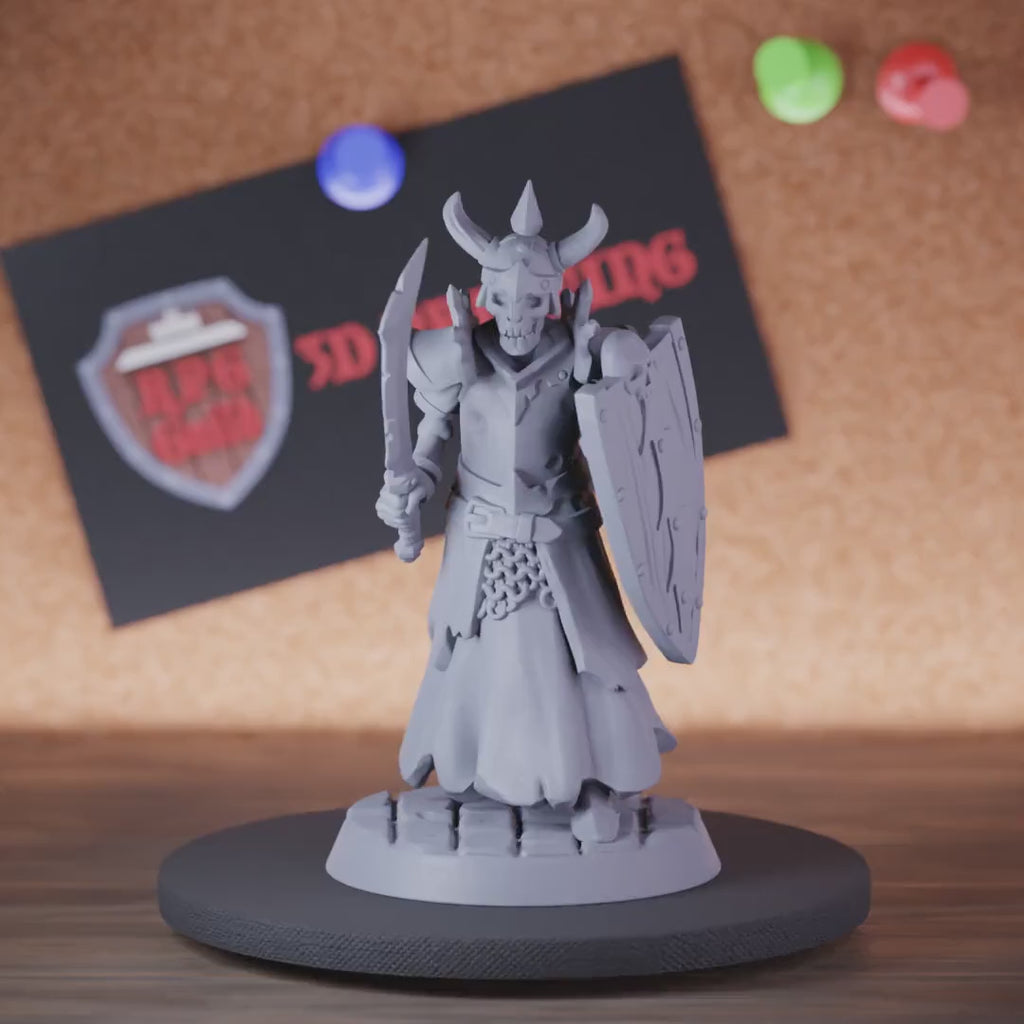 Skeleton 5e | DnD Undead Skeleton Viking Miniature