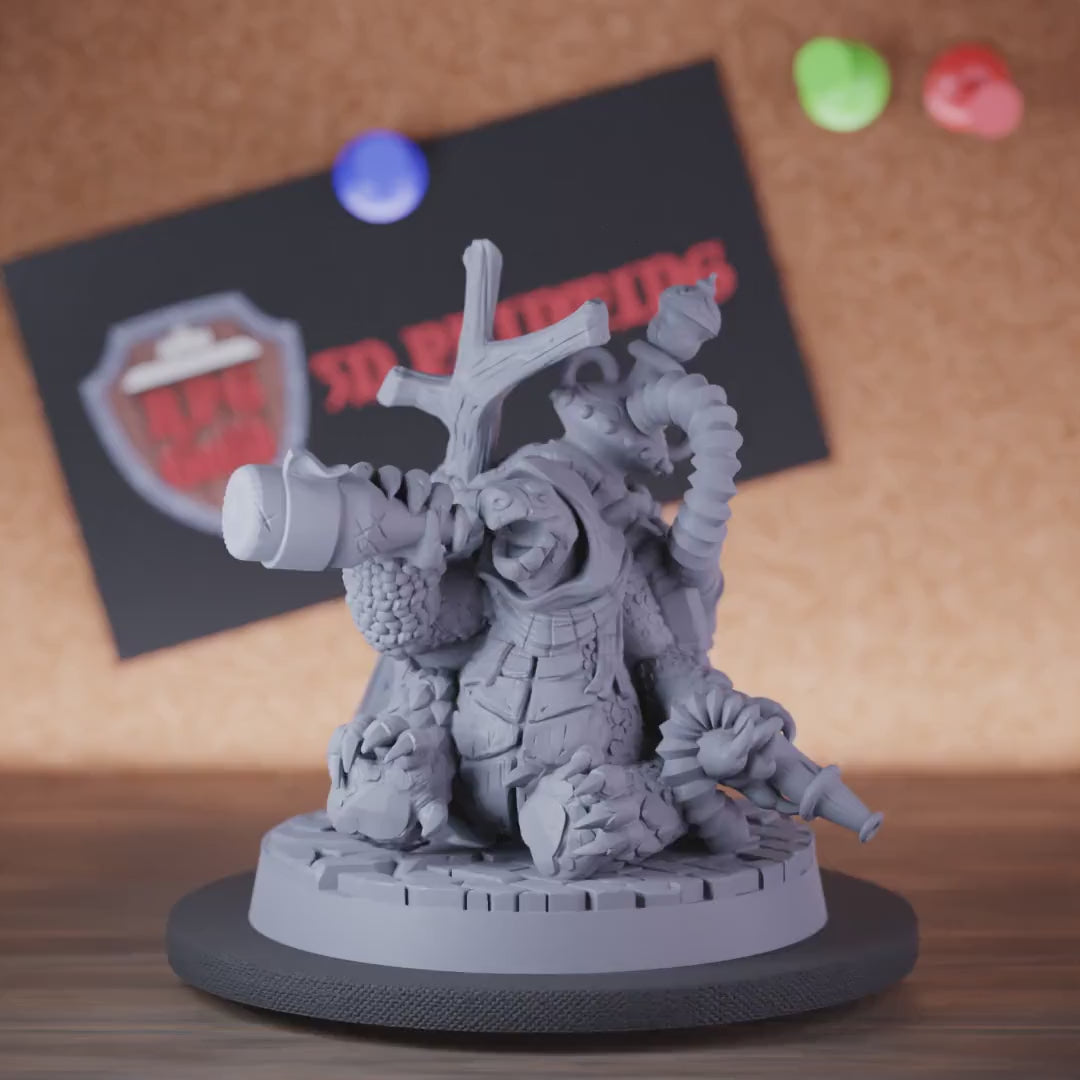 Tortle 5e | DnD Tortle Vagabond Drunk Npc Miniature