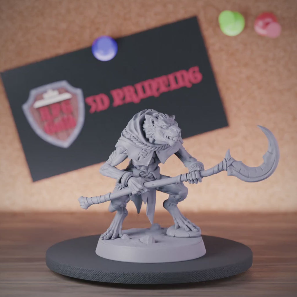 Rattenmenschen 5e | DnD Rattenmenschen Skavengarde Miniatur 