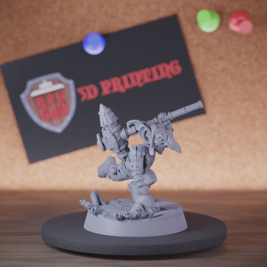 Goblin 5e | DnD Goblin Rocket Hammer Miniature