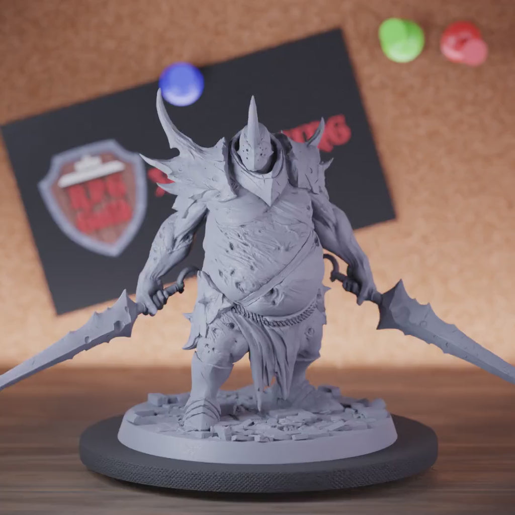 Demon 5e | DnD Demon Ogre Warchief Monster Miniature
