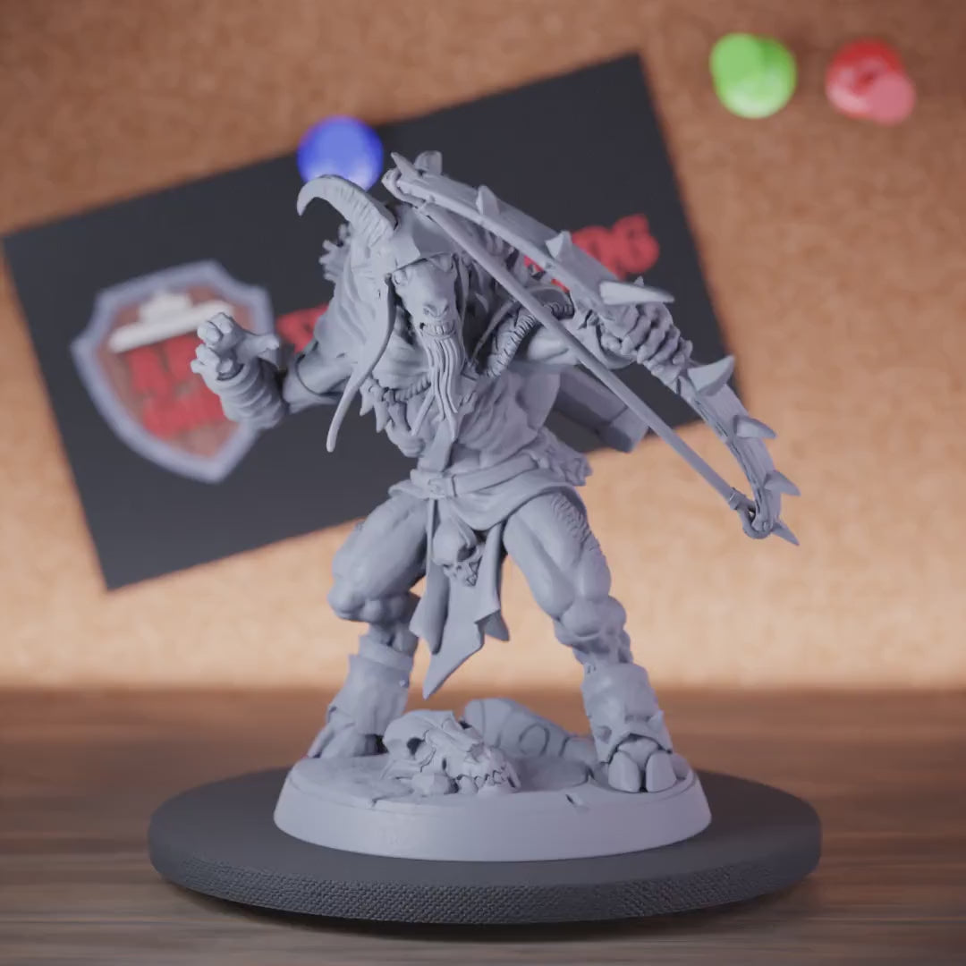 Gobor 5e | DnD Gobor Warrior Archer Miniature