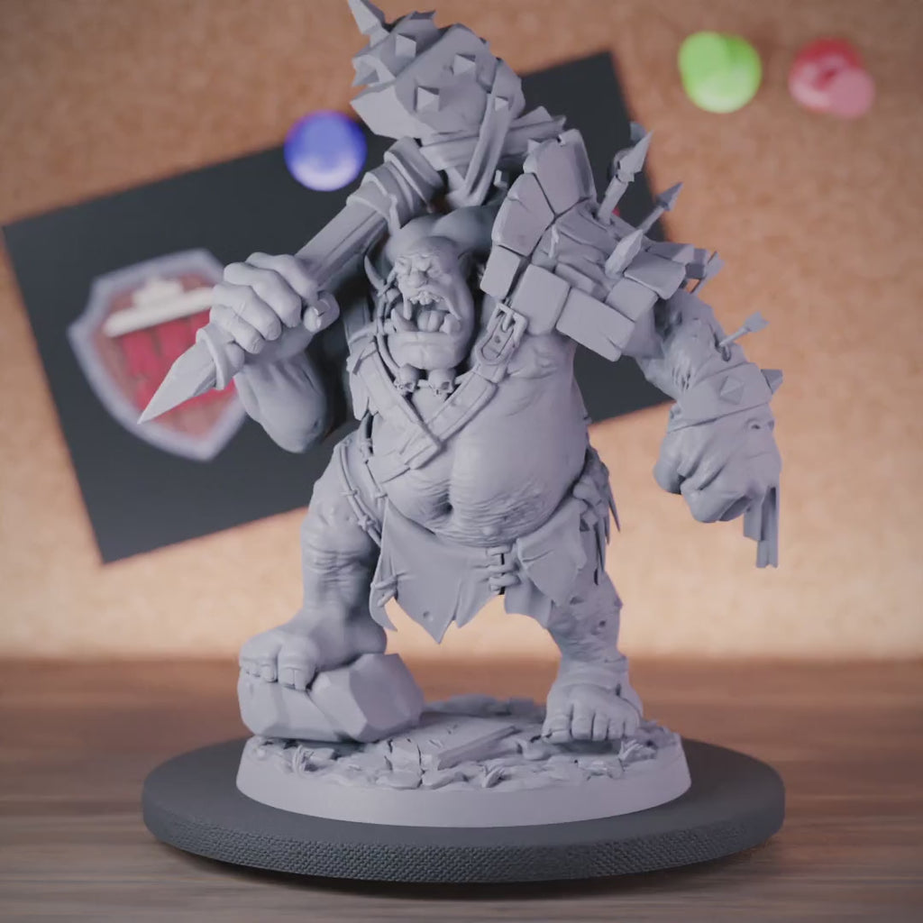 Ogre 5e | DnD Mauler Ogre Warlord Miniature