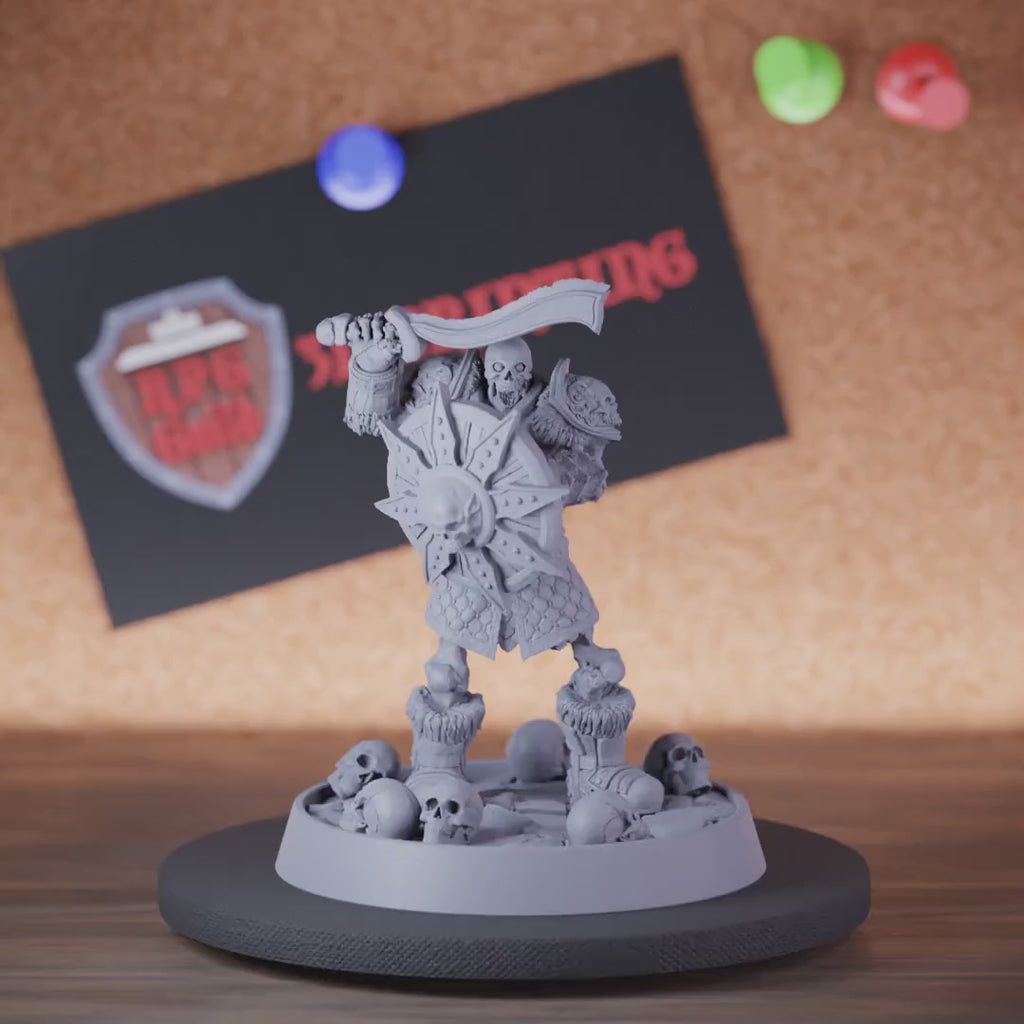 Skeleton 5e | DnD Undead Bone Legion Soldier Miniature