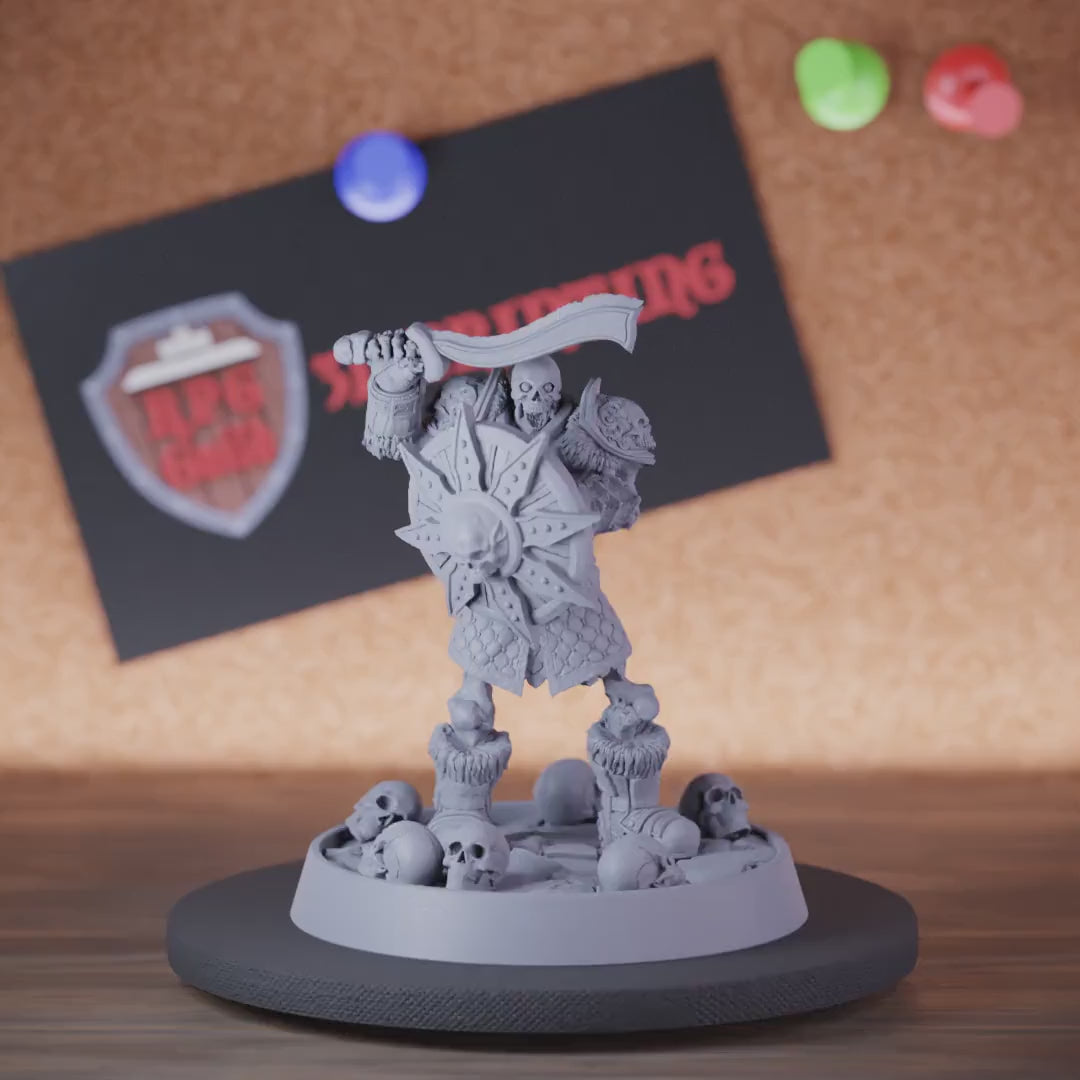 Skeleton 5e | DnD Undead Bone Legion Soldier Miniature