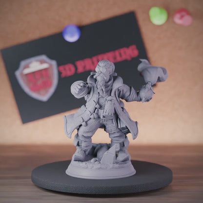 Dwarf 5e | DnD Dwarf Alchemist Potioneer Miniature