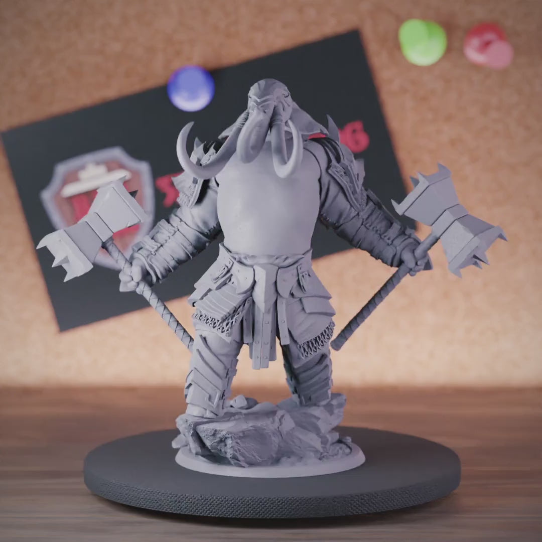 Oliphant 5e | DnD Oliphant Hammer Fighter Miniature