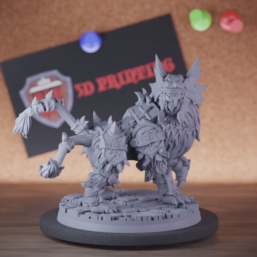 Beast 5e | DnD Armored Warbeast Miniature