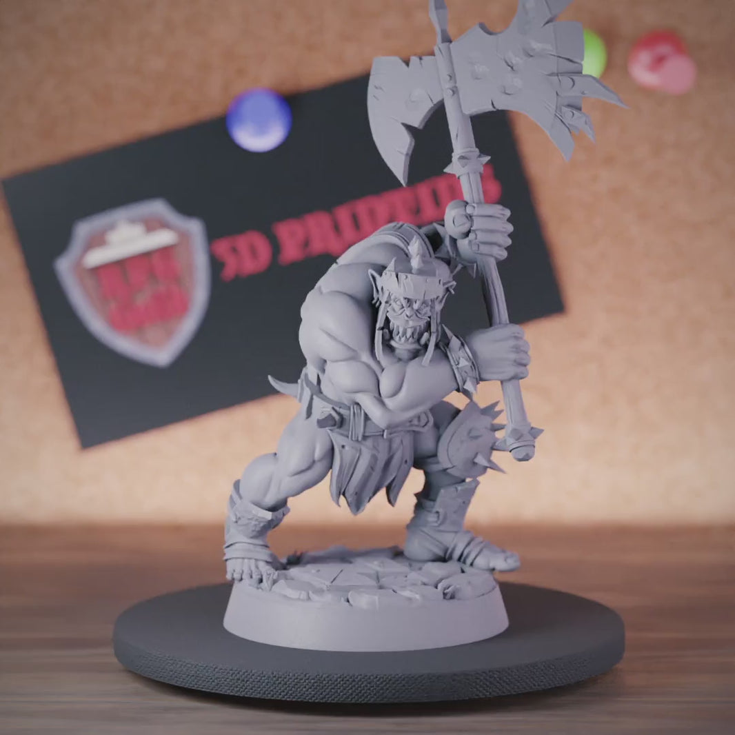 Orc 5e | DnD Orc Barbarian Savage Miniature