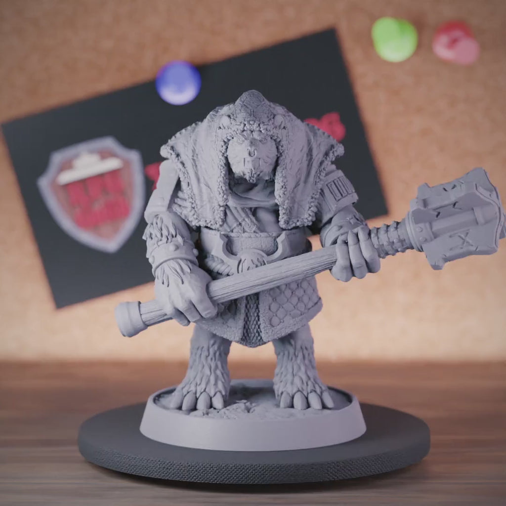 Werebear 5e | DnD Bear Warrior Miniature