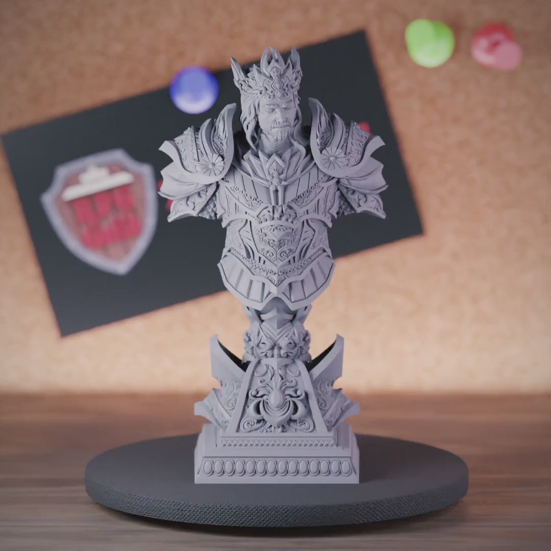 King Bust | DnD King Miniature