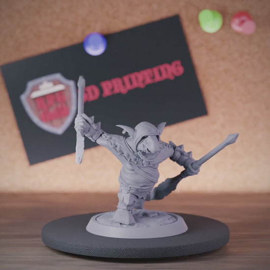 Goblin 5e | DnD Goblin Spear Soldier Miniature
