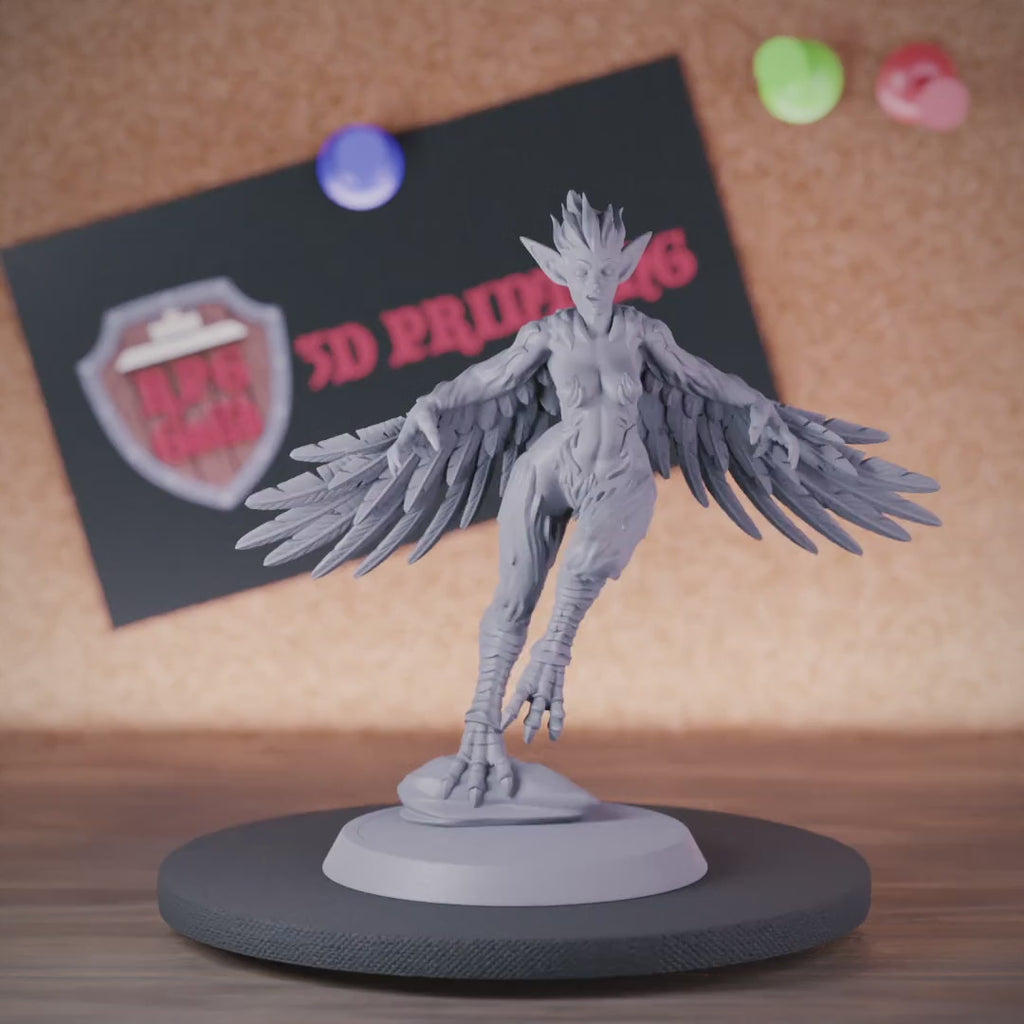 Harpy 5e | DnD Harpy Dancing Monster Miniature | RPG Guild