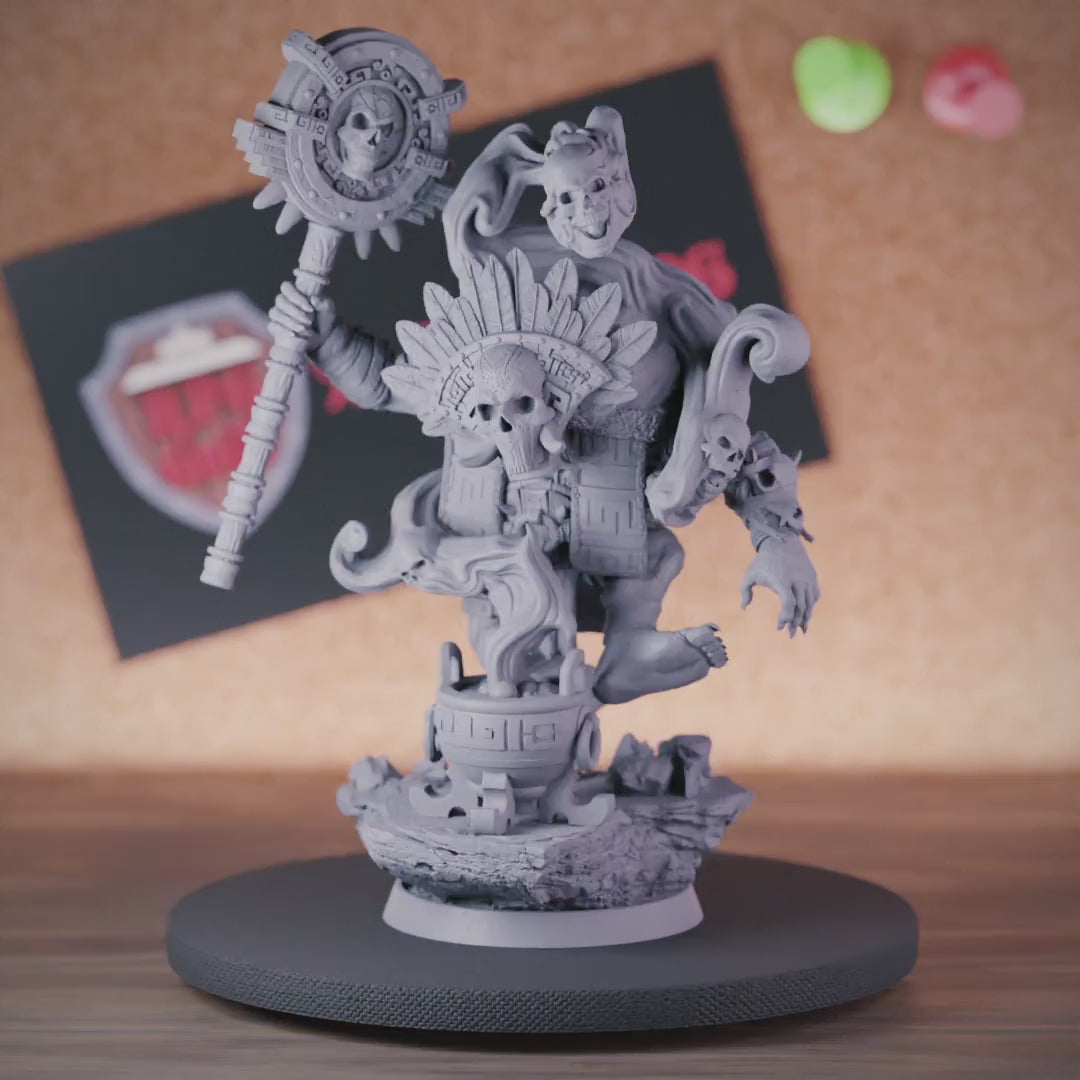 Troll 5e | DnD Troll Shaman Dark Mage Miniature