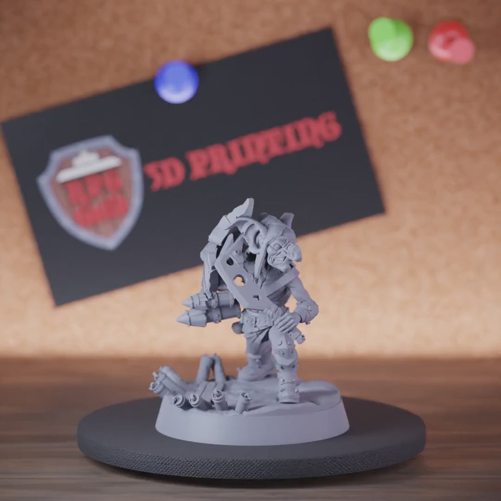 Goblin 5e | DnD Goblin Warrior Knife Miniature