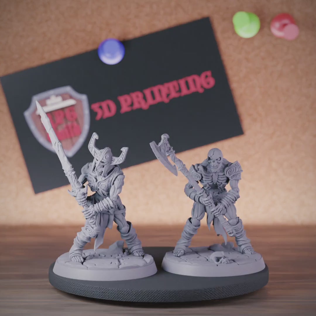 Skeleton Set 5e | DnD Set of 2 Miniatures