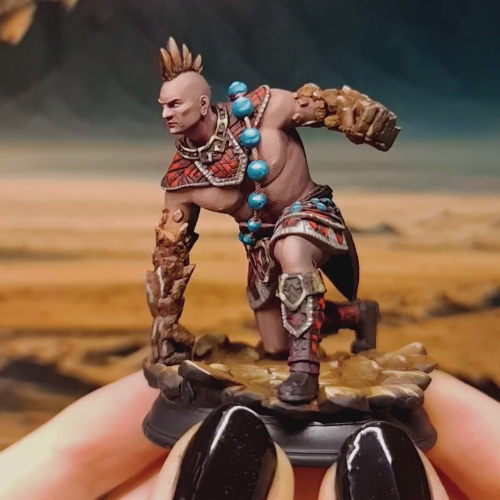 Earth Genasi 5e | DnD Genasi Monk Miniature